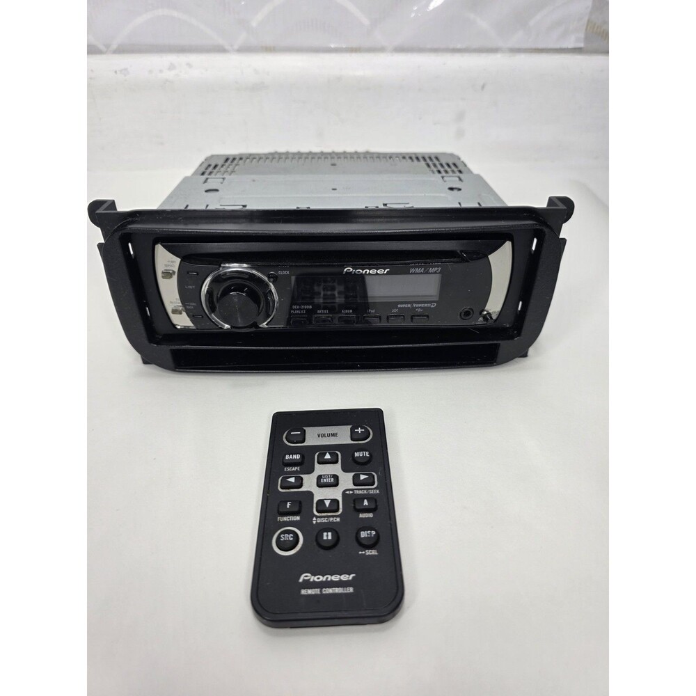 Pioneer DEH-2100IB Car CD Receiver with MP3/WMA Playback and iPod Con, Remote